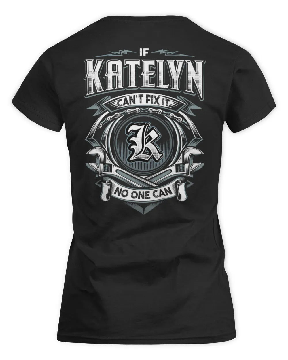 KATELYN AP81-K4-626 - Personalized Ahmed Quote Apparel “If Ahmed Can't Fix It, No One Can” - Women's Standard T-Shirt - Black