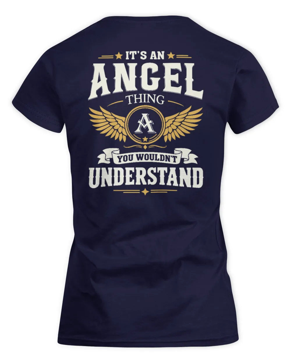 ANGEL KT06-M008 It’s a [NAME] Thing – You Wouldn’t Understand | Personalized Vintage T-Shirt - Women's Standard T-Shirt - Navy