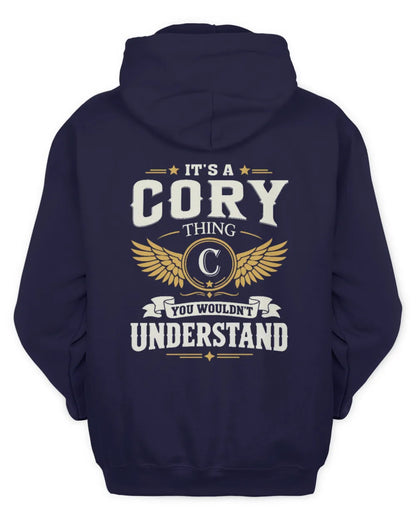 CORY KT06-M008 It’s a [NAME] Thing – You Wouldn’t Understand | Personalized Vintage T-Shirt - Unisex Hoodie - Navy