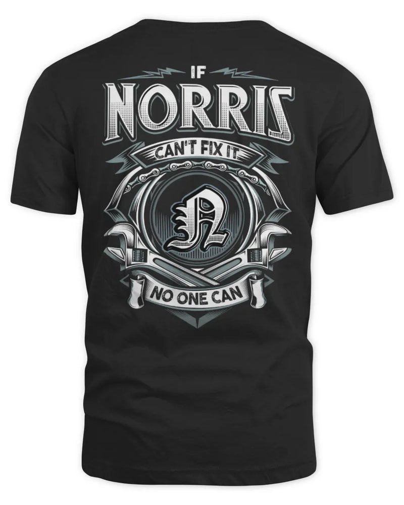 NORRIS AP81-K4-626 - Personalized Ahmed Quote Apparel “If Ahmed Can't Fix It, No One Can” - Unisex Standard T-Shirt - Black