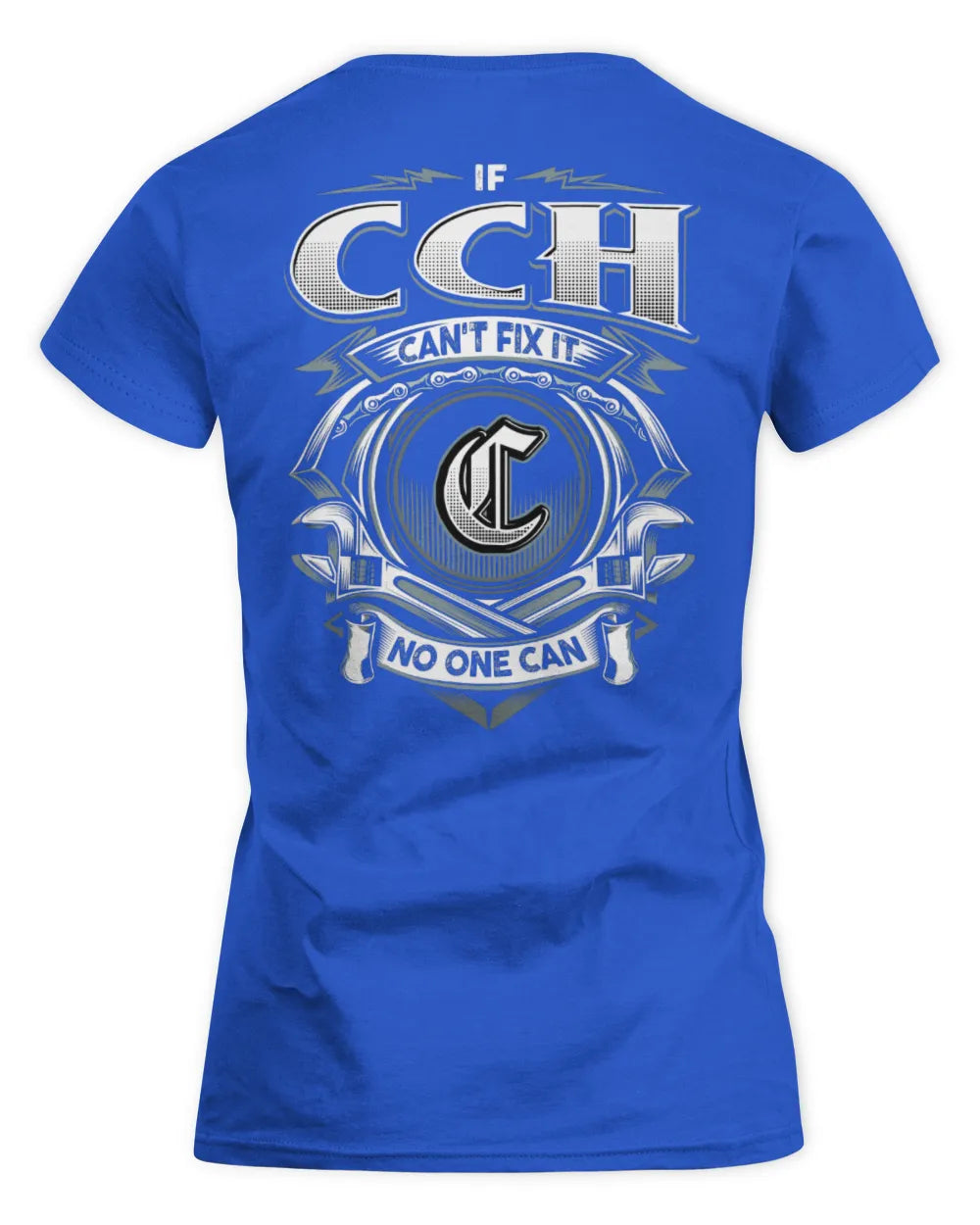 CCH AP81-K4-626 - Personalized Ahmed Quote Apparel “If Ahmed Can't Fix It, No One Can” - Women's Standard T-Shirt - Royal