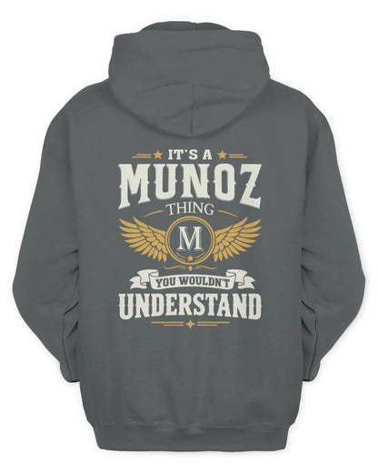 MUNOZ KT06-M008 It’s a [NAME] Thing – You Wouldn’t Understand | Personalized Vintage T-Shirt - Unisex Hoodie - Charcoal