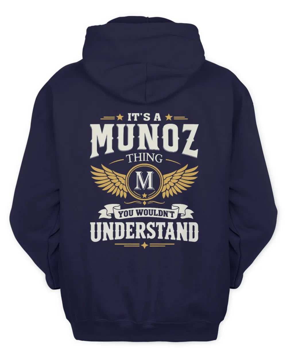 MUNOZ KT06-M008 It’s a [NAME] Thing – You Wouldn’t Understand | Personalized Vintage T-Shirt - Unisex Hoodie - Navy
