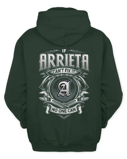 ARRIETA AP81-K4-626 - Personalized Ahmed Quote Apparel “If Ahmed Can't Fix It, No One Can” - Unisex Hoodie - Forest Green