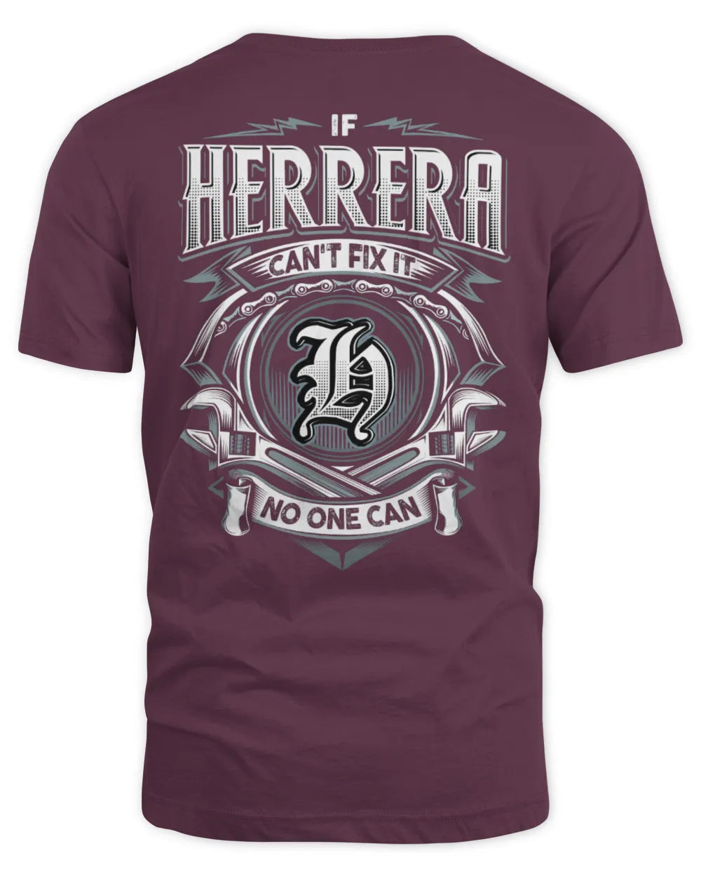 HERRERA AP81-K4-626 - Personalized Ahmed Quote Apparel “If Ahmed Can't Fix It, No One Can” - Unisex Standard T-Shirt - Maroon