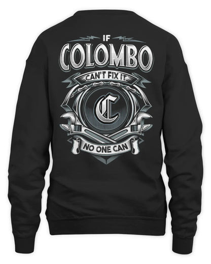 COLOMBO AP81-K4-626 - Personalized Ahmed Quote Apparel “If Ahmed Can't Fix It, No One Can” - Unisex Sweatshirt - Black
