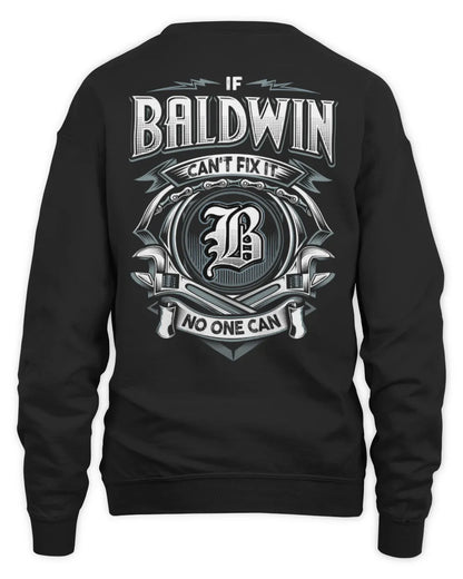 BALDWIN AP81-K4-626 - Personalized Ahmed Quote Apparel “If Ahmed Can't Fix It, No One Can” - Unisex Sweatshirt - Black