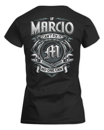 MARCIO AP81-K4-626 - Personalized Ahmed Quote Apparel “If Ahmed Can't Fix It, No One Can” - Women's Standard T-Shirt - Black