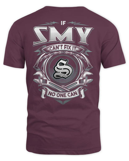 SMY AP81-K4-626 - Personalized Ahmed Quote Apparel “If Ahmed Can't Fix It, No One Can” - Unisex Standard T-Shirt - Maroon