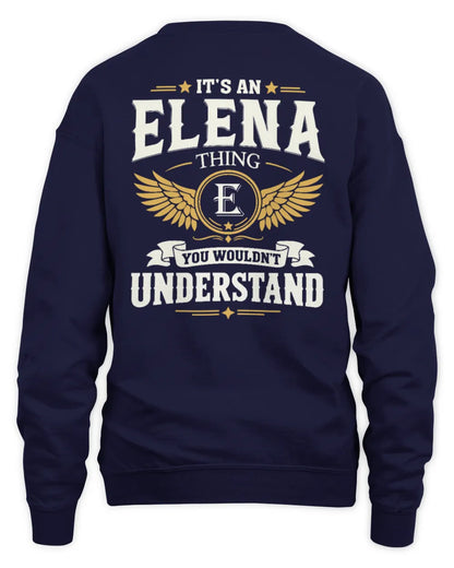 ELENA KT06-M008 It’s a [NAME] Thing – You Wouldn’t Understand | Personalized Vintage T-Shirt - Unisex Sweatshirt - Navy