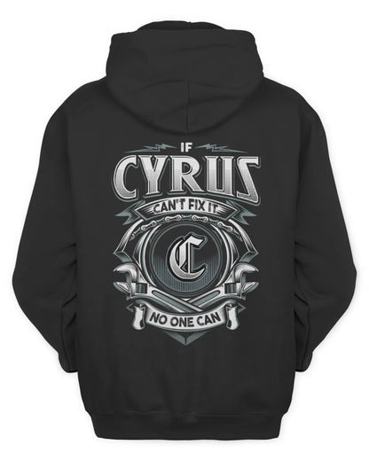 CYRUS AP81-K4-626 - Personalized Ahmed Quote Apparel “If Ahmed Can't Fix It, No One Can” - Unisex Hoodie - Black