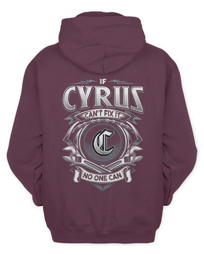 CYRUS AP81-K4-626 - Personalized Ahmed Quote Apparel “If Ahmed Can't Fix It, No One Can” - Unisex Hoodie - Maroon