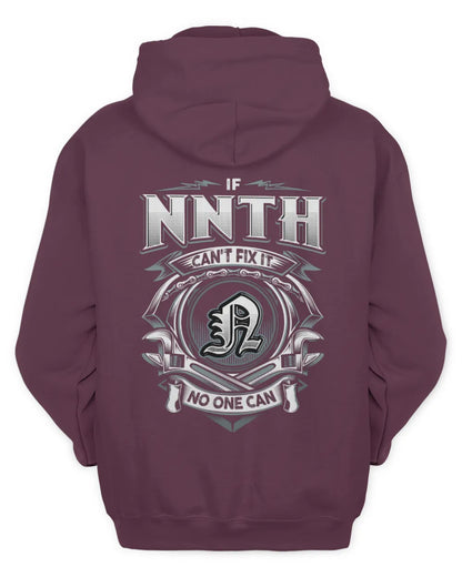 NNTH AP81-K4-626 - Personalized Ahmed Quote Apparel “If Ahmed Can't Fix It, No One Can” - Unisex Hoodie - Maroon