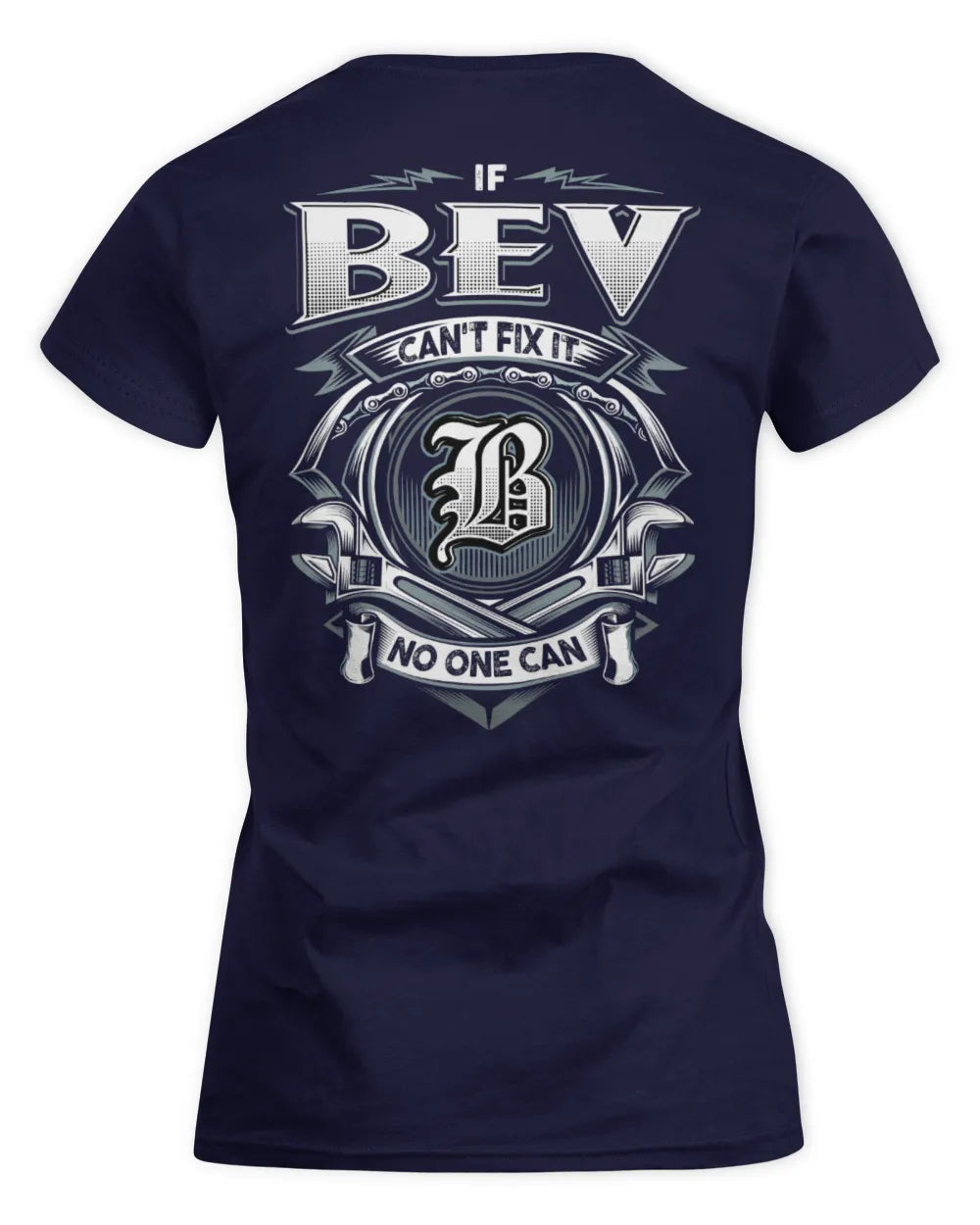 BEV AP81-K4-626 - Personalized Ahmed Quote Apparel “If Ahmed Can't Fix It, No One Can” - Women's Standard T-Shirt - Navy
