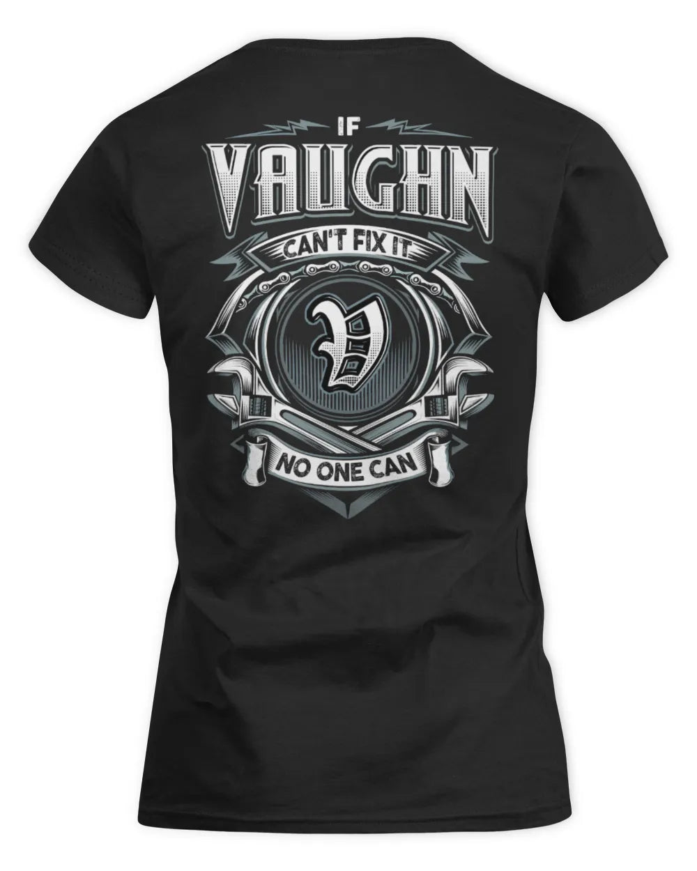 VAUGHN AP81-K4-626 - Personalized Ahmed Quote Apparel “If Ahmed Can't Fix It, No One Can” - Women's Standard T-Shirt - Black