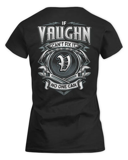 VAUGHN AP81-K4-626 - Personalized Ahmed Quote Apparel “If Ahmed Can't Fix It, No One Can” - Women's Standard T-Shirt - Black