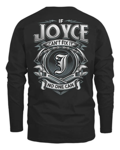 JOYCE AP81-K4-626 - Personalized Ahmed Quote Apparel “If Ahmed Can't Fix It, No One Can” - Men's Long Sleeved T-Shirt - Black