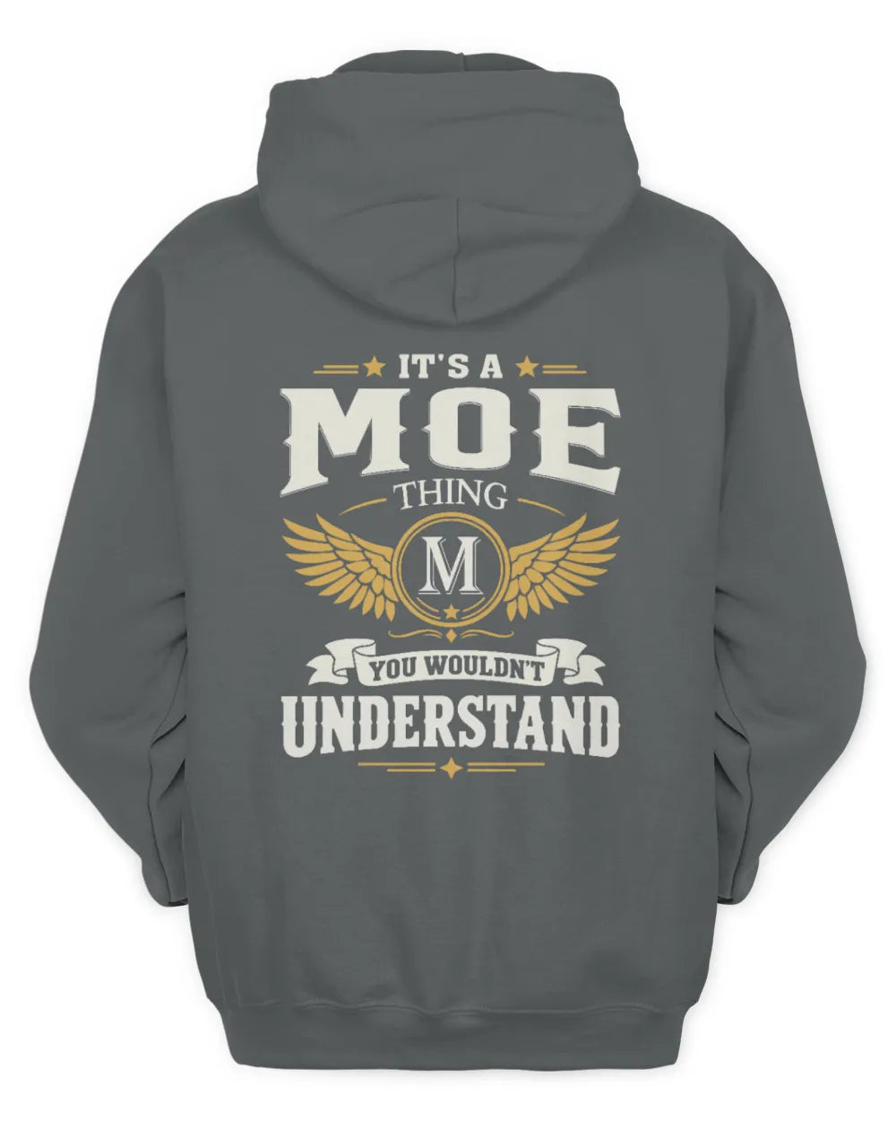 MOE KT06-M008 It’s a [NAME] Thing – You Wouldn’t Understand | Personalized Vintage T-Shirt - Unisex Hoodie - Charcoal