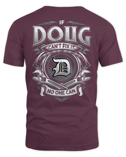 DOUG AP81-K4-626 - Personalized Ahmed Quote Apparel “If Ahmed Can't Fix It, No One Can” - Unisex Standard T-Shirt - Maroon