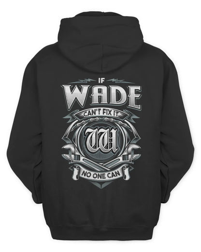 WADE AP81-K4-626 - Personalized Ahmed Quote Apparel “If Ahmed Can't Fix It, No One Can” - Unisex Hoodie - Black