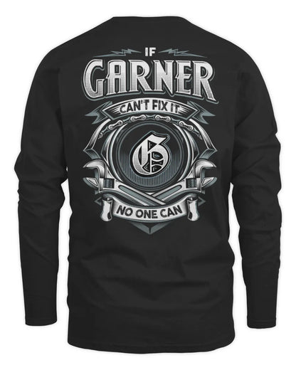 GARNER AP81-K4-626 - Personalized Ahmed Quote Apparel “If Ahmed Can't Fix It, No One Can” - Men's Long Sleeved T-Shirt - Black