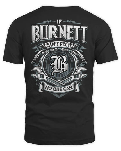 BURNETT AP81-K4-626 - Personalized Ahmed Quote Apparel “If Ahmed Can't Fix It, No One Can” - Unisex Standard T-Shirt - Black