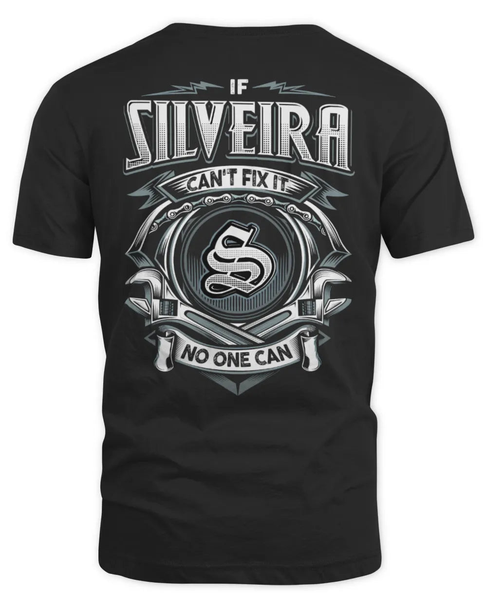 SILVEIRA AP81-K4-626 - Personalized Ahmed Quote Apparel “If Ahmed Can't Fix It, No One Can” - Unisex Standard T-Shirt - Black