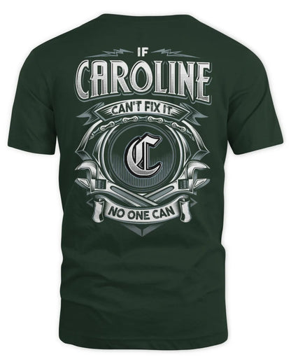 CAROLINE AP81-K4-626 - Personalized Ahmed Quote Apparel “If Ahmed Can't Fix It, No One Can” - Unisex Standard T-Shirt - Forest Green