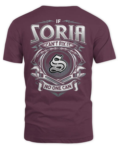 SORIA AP81-K4-626 - Personalized Ahmed Quote Apparel “If Ahmed Can't Fix It, No One Can” - Unisex Standard T-Shirt - Maroon