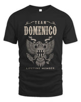 DOMENICO TP06-K82 – Personalized Classic Style Apparel “Team NAME Lifetime Member” - Unisex Standard T-Shirt - Black