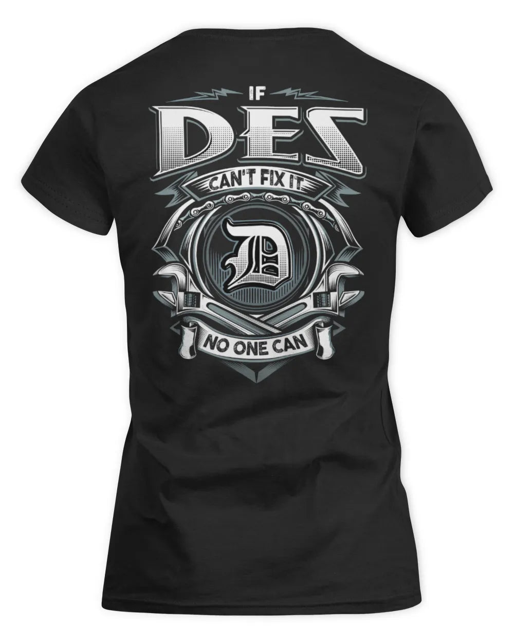 DES AP81-K4-626 - Personalized Ahmed Quote Apparel “If Ahmed Can't Fix It, No One Can” - Women's Standard T-Shirt - Black