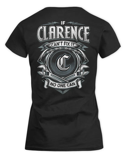 CLARENCE AP81-K4-626 - Personalized Ahmed Quote Apparel “If Ahmed Can't Fix It, No One Can” - Women's Standard T-Shirt - Black