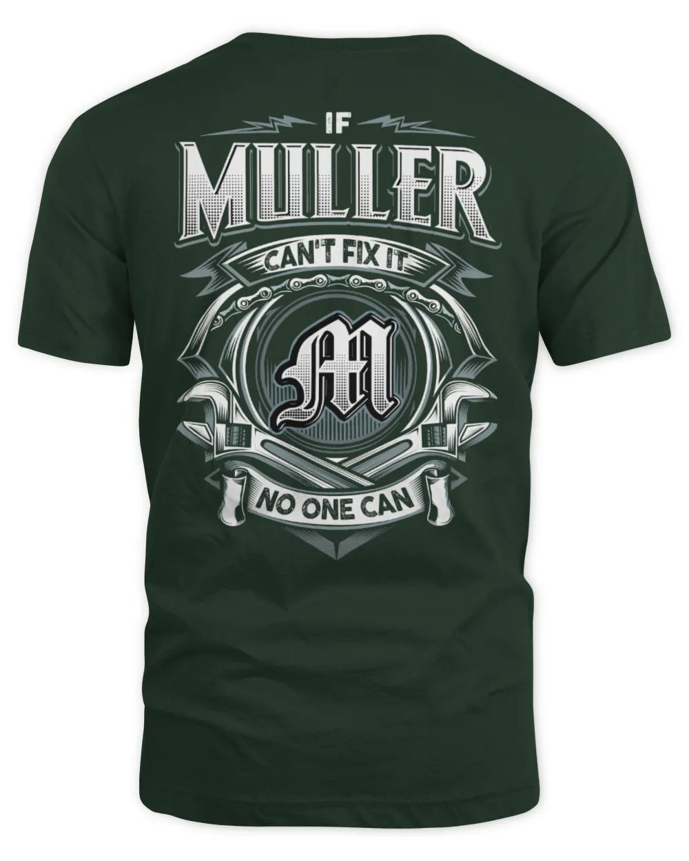 MULLER AP81-K4-626 - Personalized Ahmed Quote Apparel “If Ahmed Can't Fix It, No One Can” - Unisex Standard T-Shirt - Forest Green