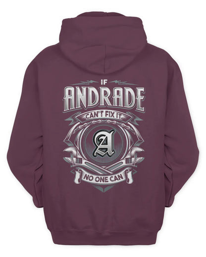 ANDRADE AP81-K4-626 - Personalized Ahmed Quote Apparel “If Ahmed Can't Fix It, No One Can” - Unisex Hoodie - Maroon
