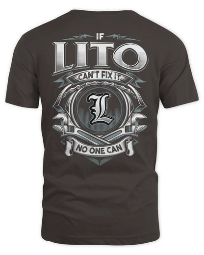 LITO AP81-K4-626 - Personalized Ahmed Quote Apparel “If Ahmed Can't Fix It, No One Can” - Unisex Standard T-Shirt - Dark Chocolate