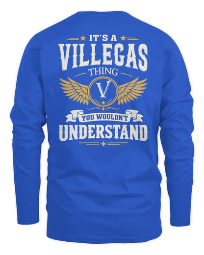 VILLEGAS KT06-M008 It’s a [NAME] Thing – You Wouldn’t Understand | Personalized Vintage T-Shirt - Men's Long Sleeved T-Shirt - Royal