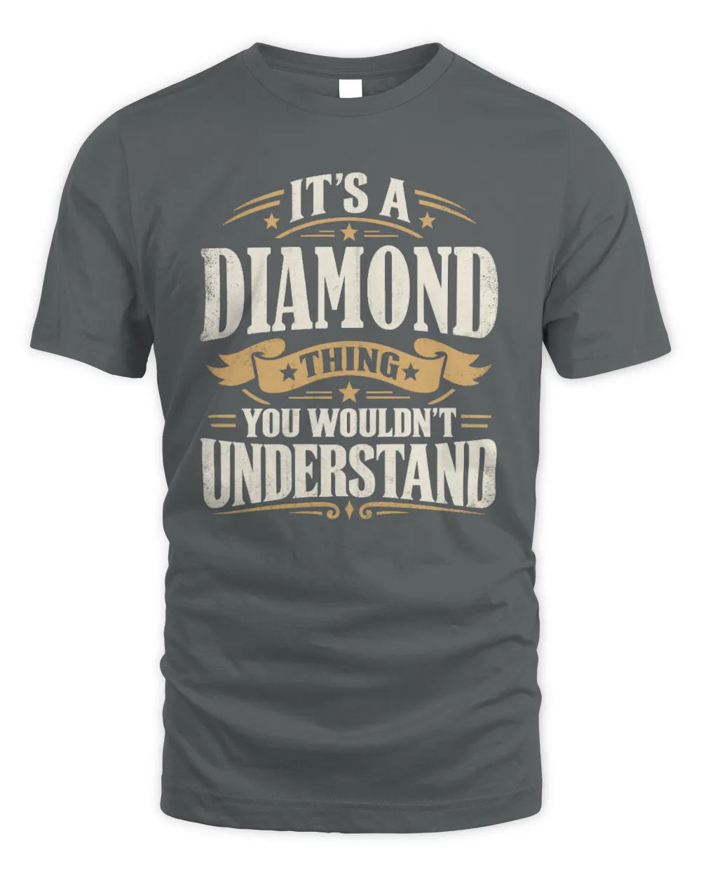 DIAMOND P08 TH51 - Personalized “It’s a/an [NAME] Thing – You Wouldn’t Understand” Shirt - Unisex Standard T-Shirt - Charcoal