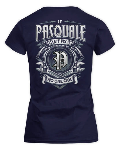 PASQUALE AP81-K4-626 - Personalized Ahmed Quote Apparel “If Ahmed Can't Fix It, No One Can” - Women's Standard T-Shirt - Navy