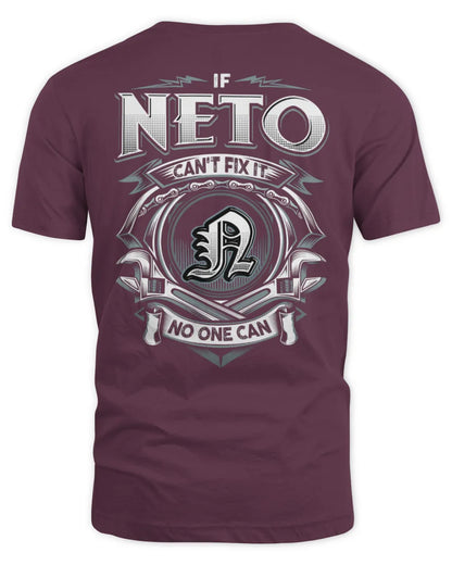 NETO AP81-K4-626 - Personalized Ahmed Quote Apparel “If Ahmed Can't Fix It, No One Can” - Unisex Standard T-Shirt - Maroon