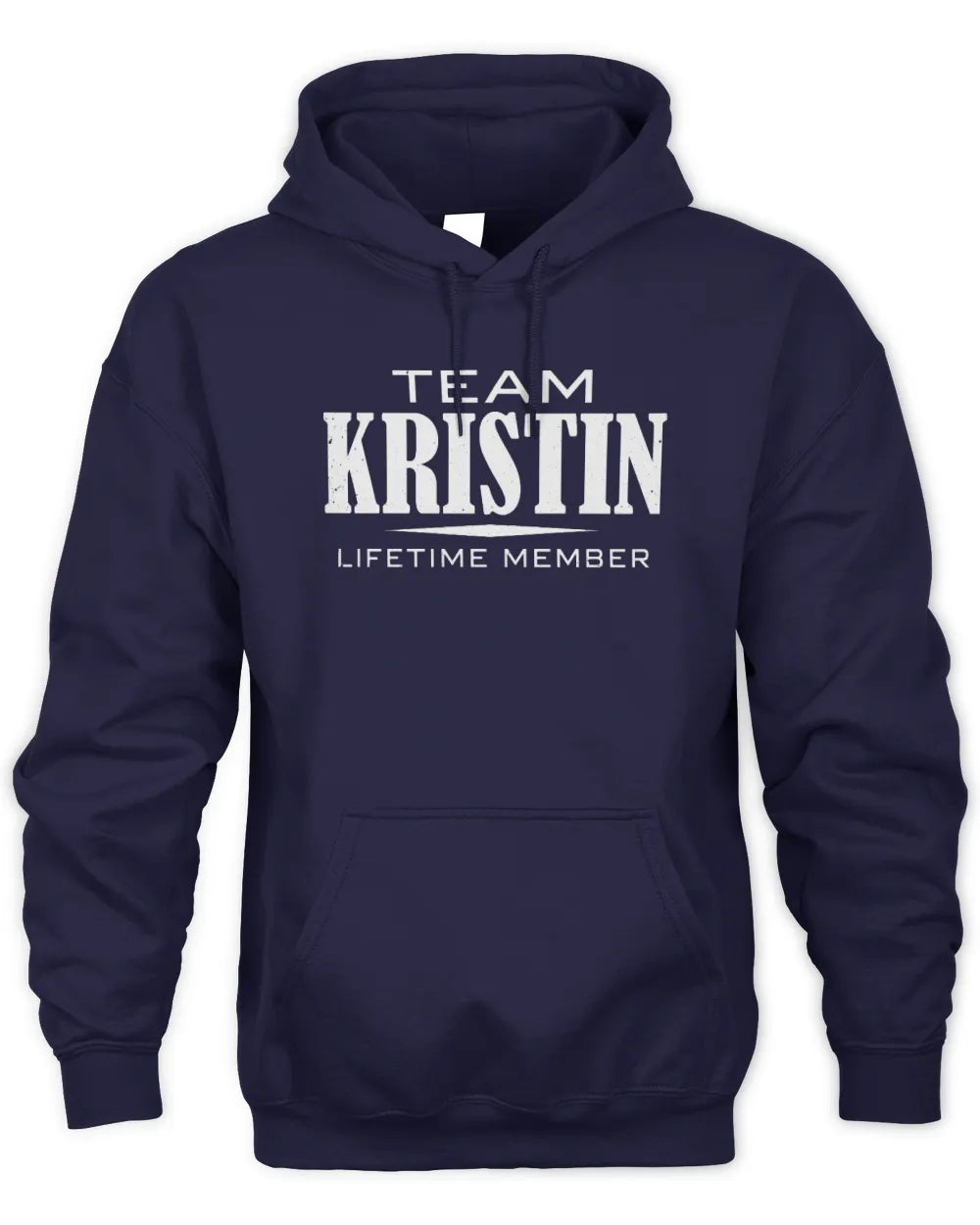 KRISTIN BL62-K4-128 - Personalized “Team NAME Lifetime Member” - Unisex Hoodie - Navy