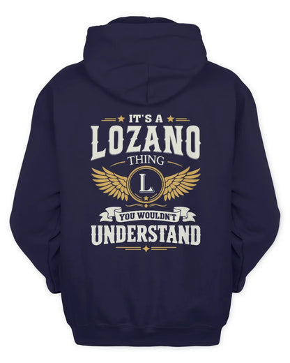 LOZANO KT06-M008 It’s a [NAME] Thing – You Wouldn’t Understand | Personalized Vintage T-Shirt - Unisex Hoodie - Navy