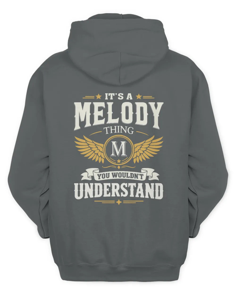 MELODY KT06-M008 It’s a [NAME] Thing – You Wouldn’t Understand | Personalized Vintage T-Shirt - Unisex Hoodie - Charcoal