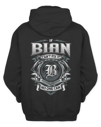 BIAN AP81-K4-626 - Personalized Ahmed Quote Apparel “If Ahmed Can't Fix It, No One Can” - Unisex Hoodie - Black
