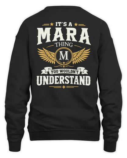MARA KT06-M008 It’s a [NAME] Thing – You Wouldn’t Understand | Personalized Vintage T-Shirt - Unisex Sweatshirt - Black