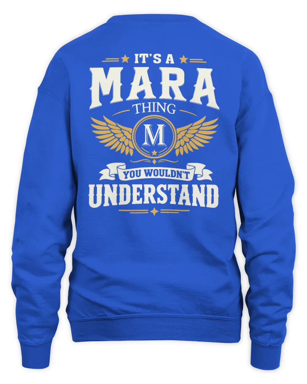 MARA KT06-M008 It’s a [NAME] Thing – You Wouldn’t Understand | Personalized Vintage T-Shirt - Unisex Sweatshirt - Royal
