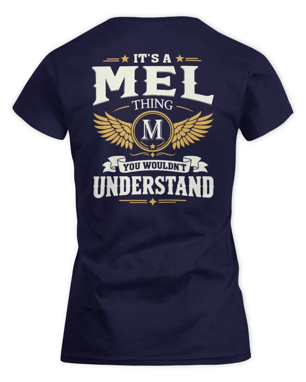 MEL KT06-M008 It’s a [NAME] Thing – You Wouldn’t Understand | Personalized Vintage T-Shirt - Women's Standard T-Shirt - Navy