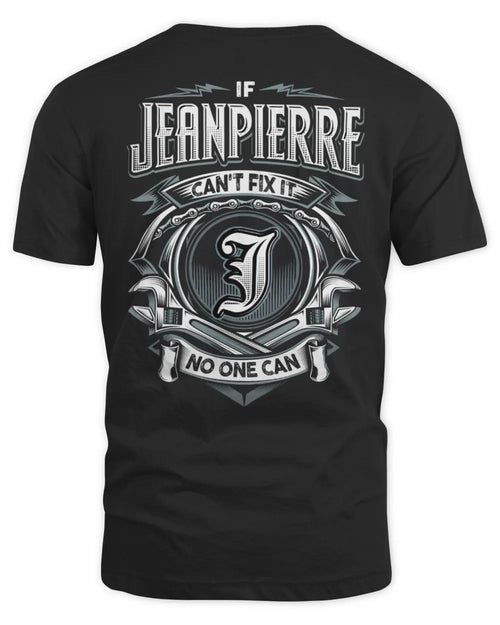 JEANPIERRE AP81-K4-626 - Personalized Ahmed Quote Apparel “If Ahmed Can't Fix It, No One Can” - Unisex Standard T-Shirt - Black