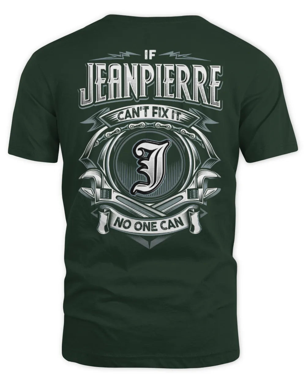 JEANPIERRE AP81-K4-626 - Personalized Ahmed Quote Apparel “If Ahmed Can't Fix It, No One Can” - Unisex Standard T-Shirt - Forest Green
