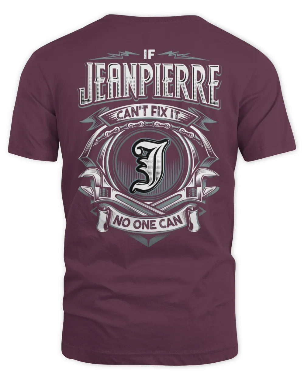 JEANPIERRE AP81-K4-626 - Personalized Ahmed Quote Apparel “If Ahmed Can't Fix It, No One Can” - Unisex Standard T-Shirt - Maroon