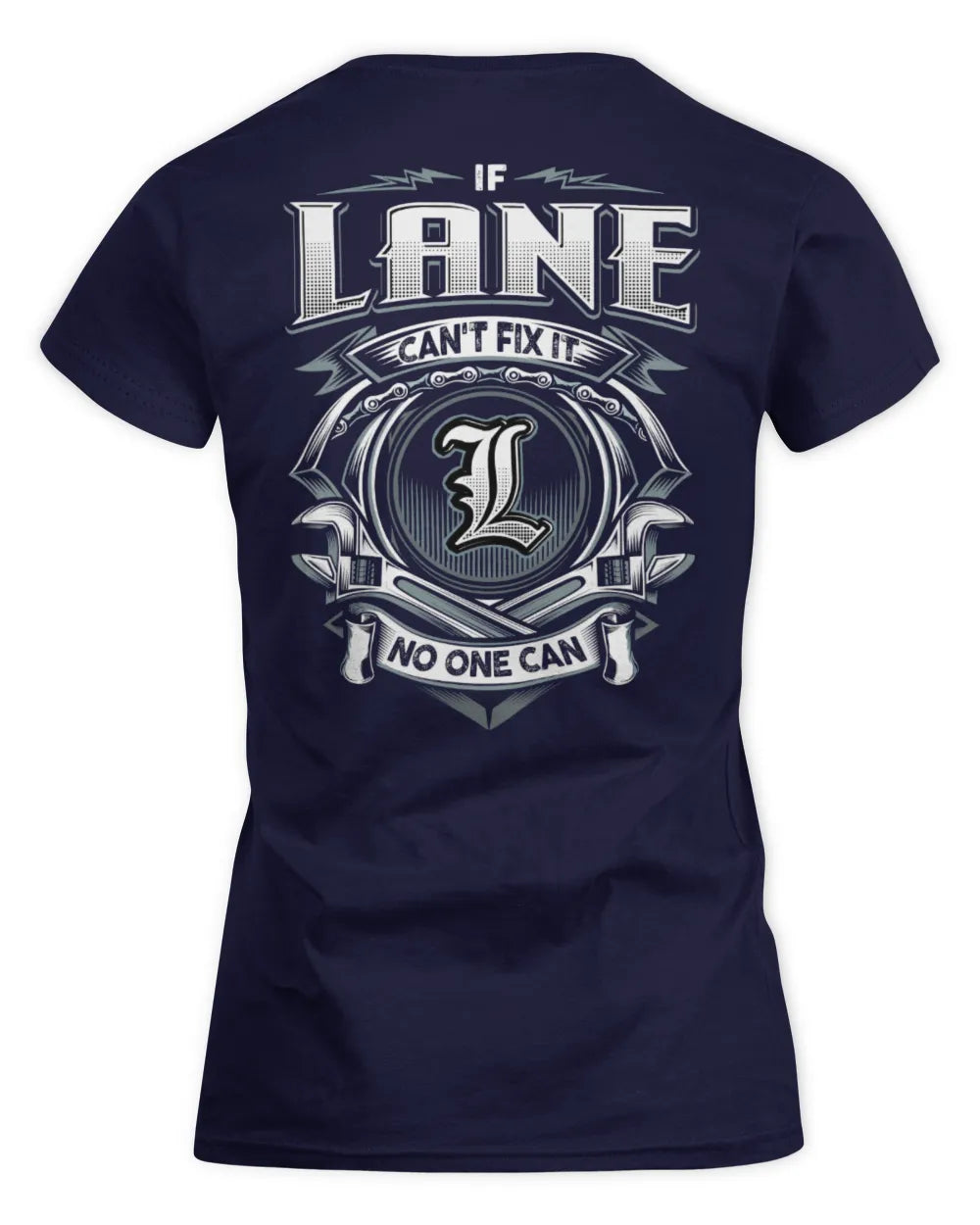 LANE AP81-K4-626 - Personalized Ahmed Quote Apparel “If Ahmed Can't Fix It, No One Can” - Women's Standard T-Shirt - Navy